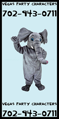 Elephant Mascot Character Costume