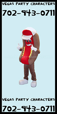 Hot Dog Mascot Character Costume