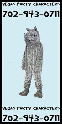Rhino Mascot Character Costume